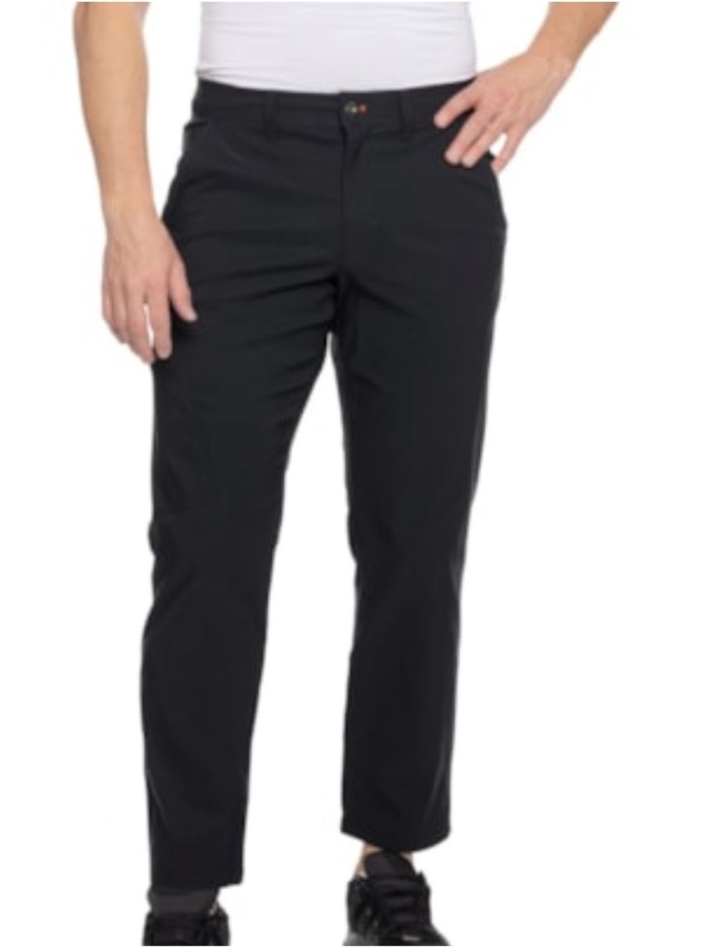 Lands' End Men's Black Chinos